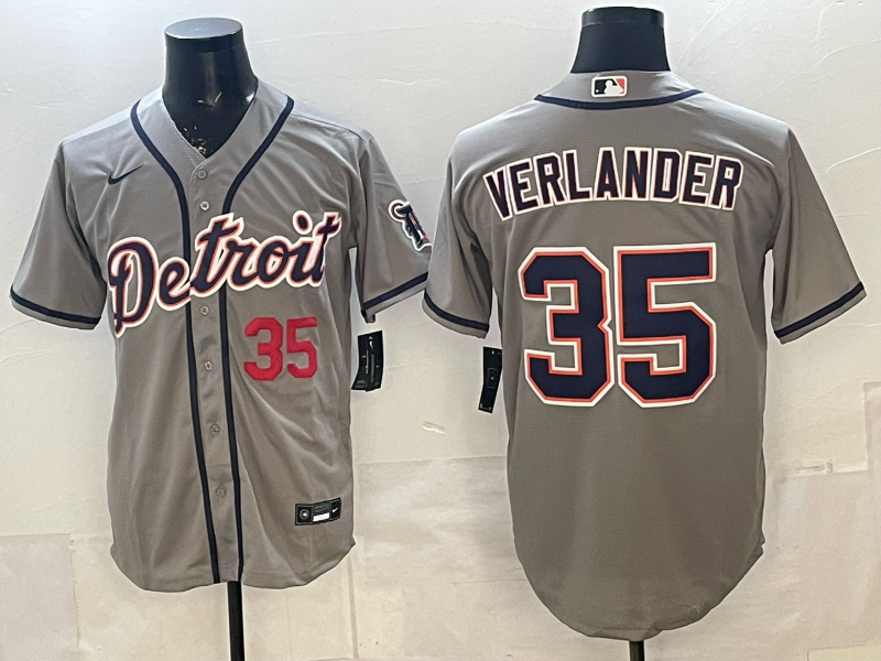 Men Detroit Tigers #35 Verlander white Game Nike MLB Jersey 20260010->detroit tigers->MLB Jersey